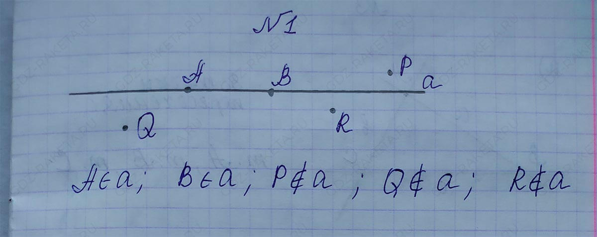 Ответ к учебнику по геометрии 7 класс Атанасян, Бутузов, Кадомцев, Позняк, Юдин номер 1